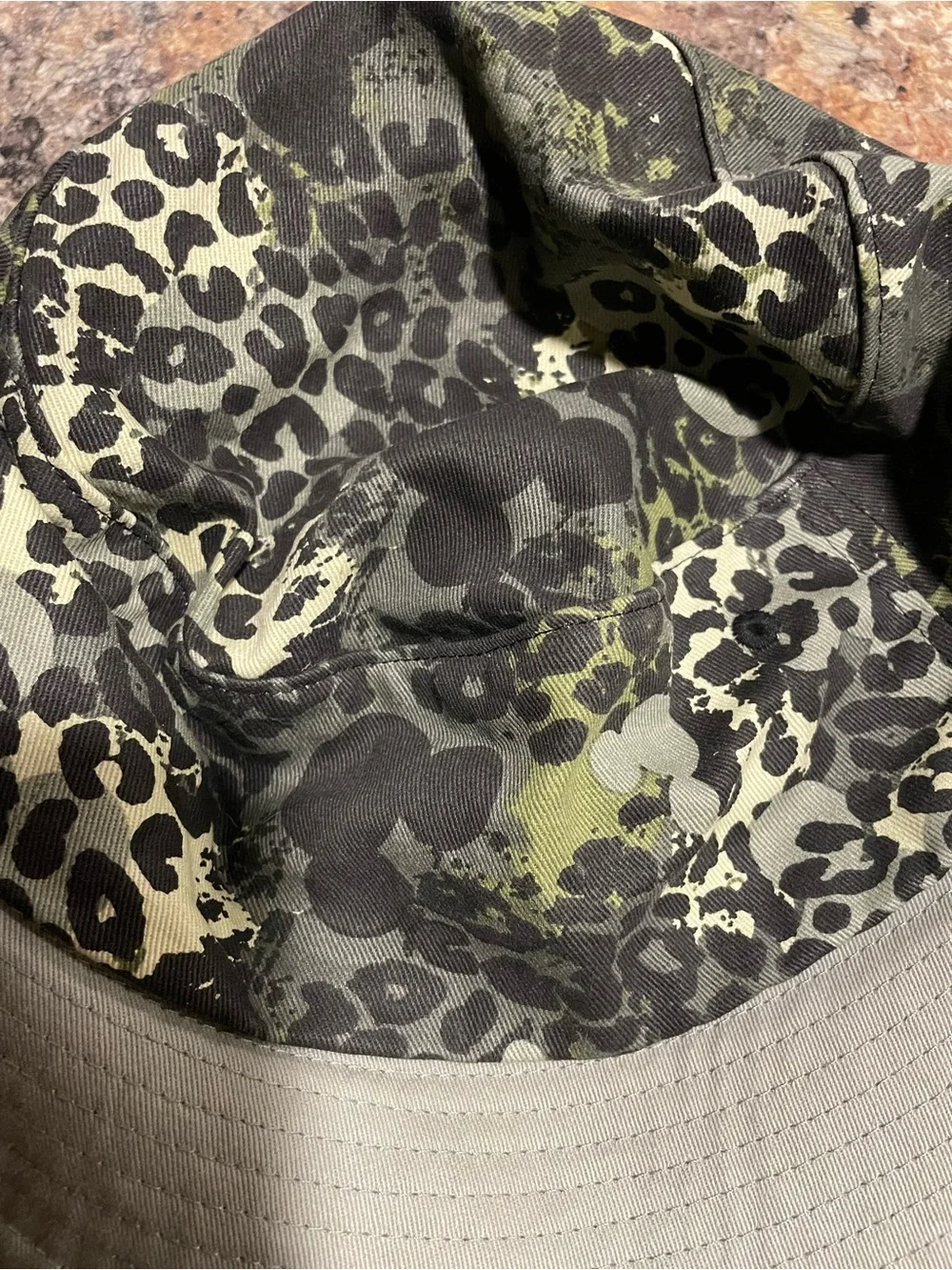 Disney bucket hat safari camouflage